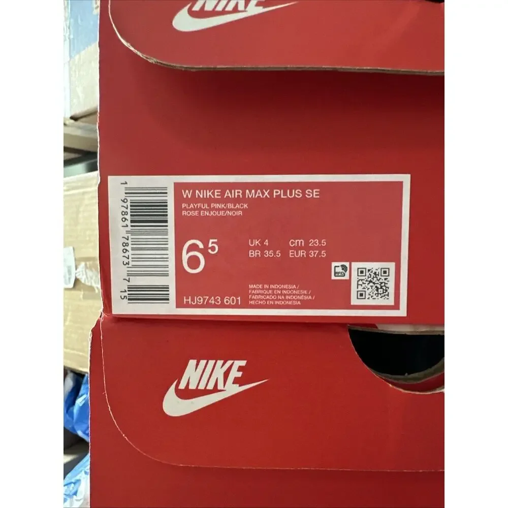 New Women's Size 6.5 Nike Air Max Plus Special Edition Playful Pink HJ9743-601